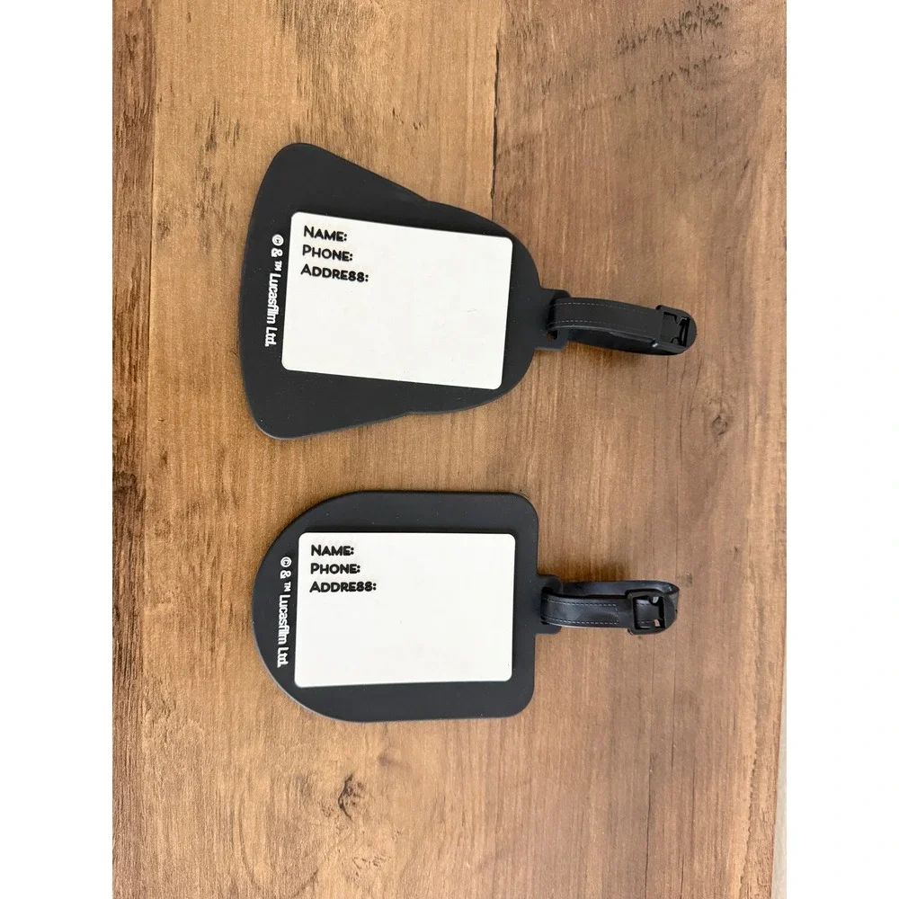 Star Wars Darth Vader and Imperial TIE Fighter Luggage Tag Set 2 Pack Lucasfilm